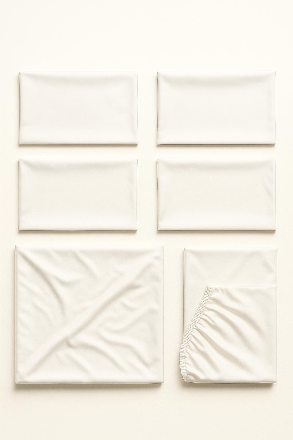 6 Piece Bedsheet Set. 100% Organic Bamboo - QUEEN SIZE