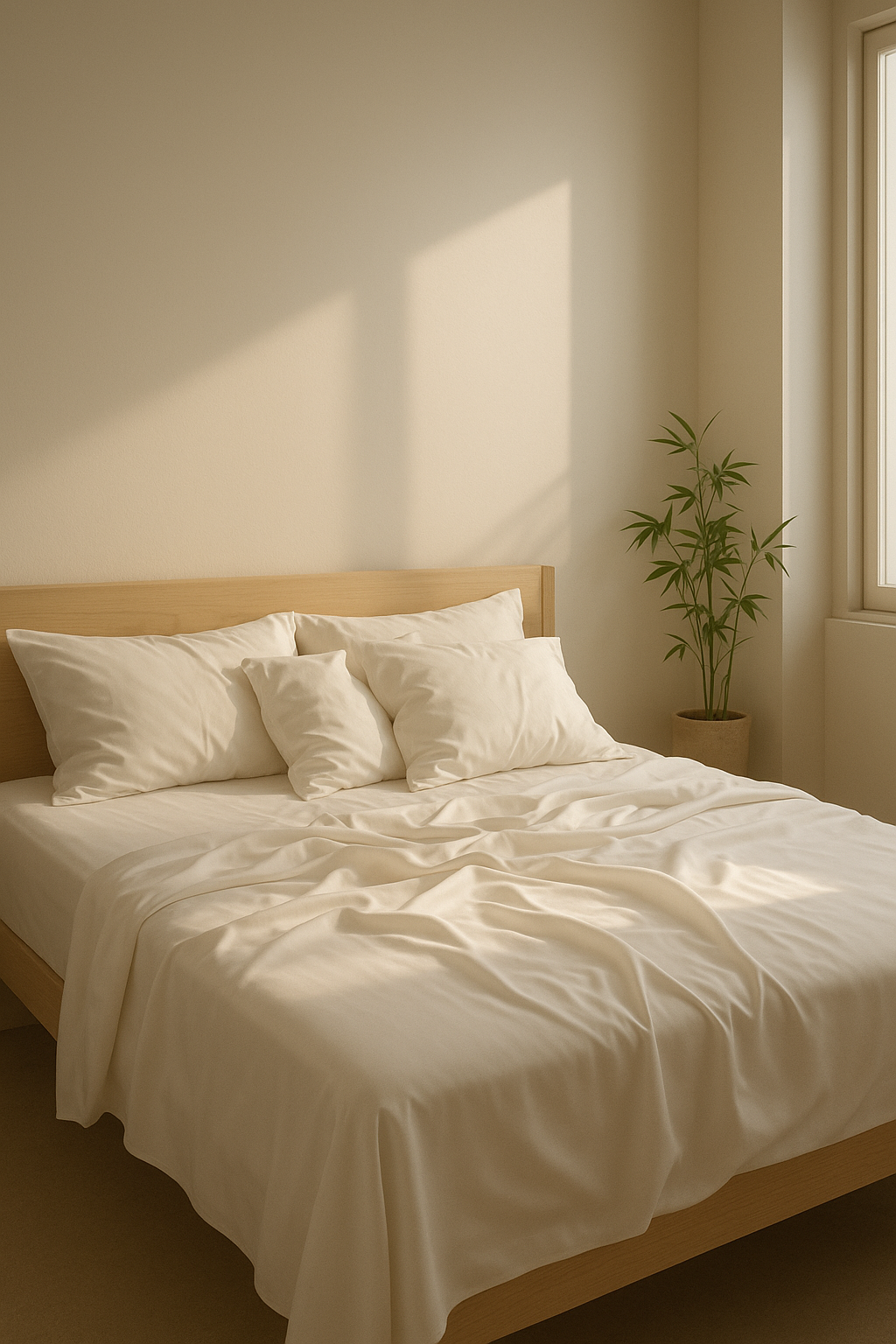 White Bamboo Bedding Collection